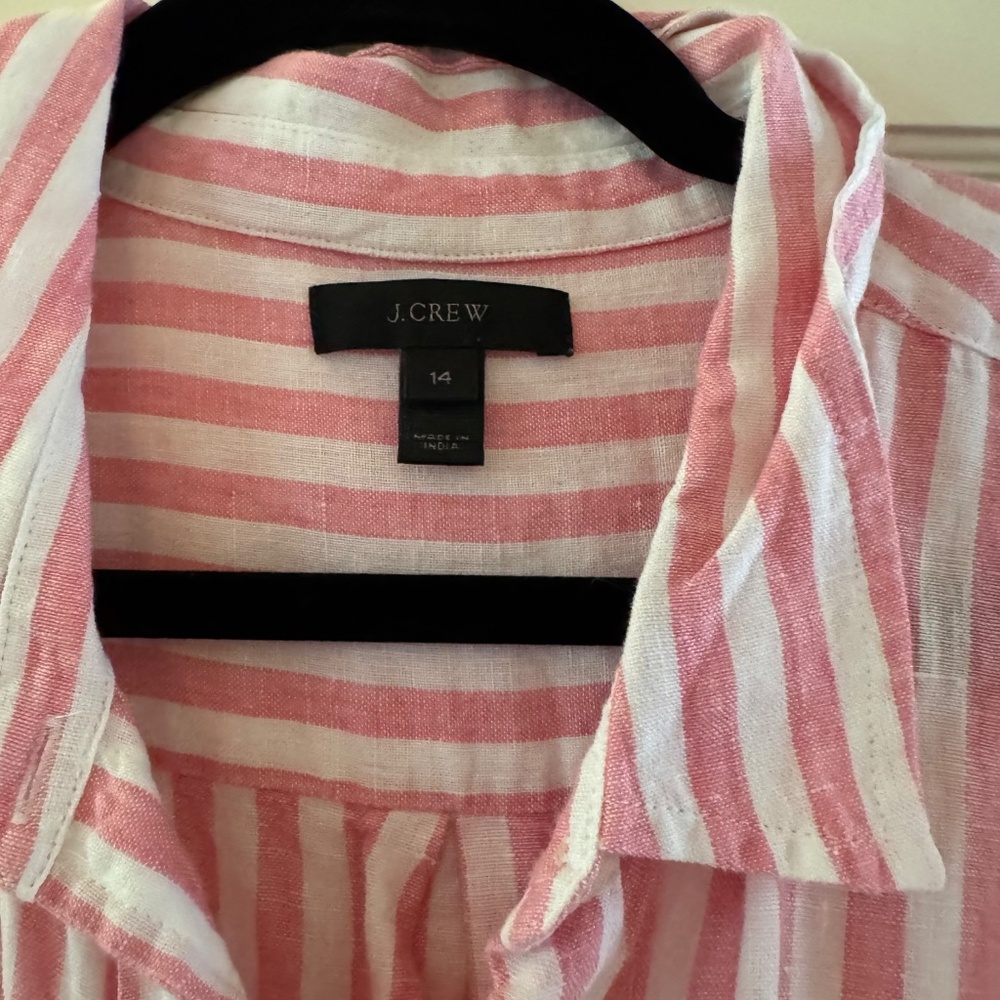 Linen J.Crew Button Down - image 3